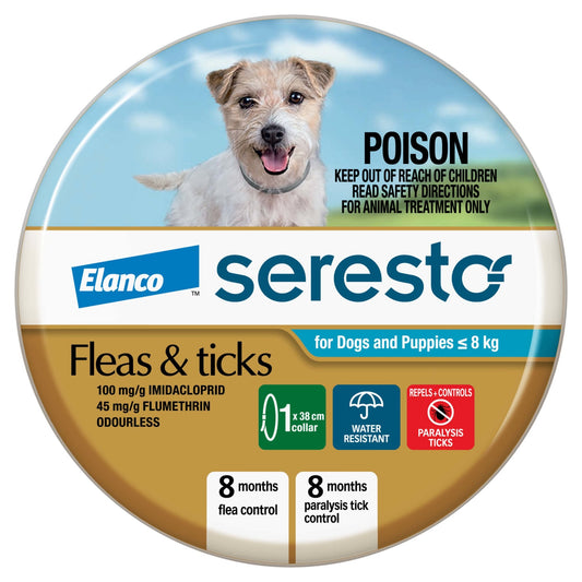 Seresto Tick & Flea Collar Small Dog <8kg - PetPost Australia