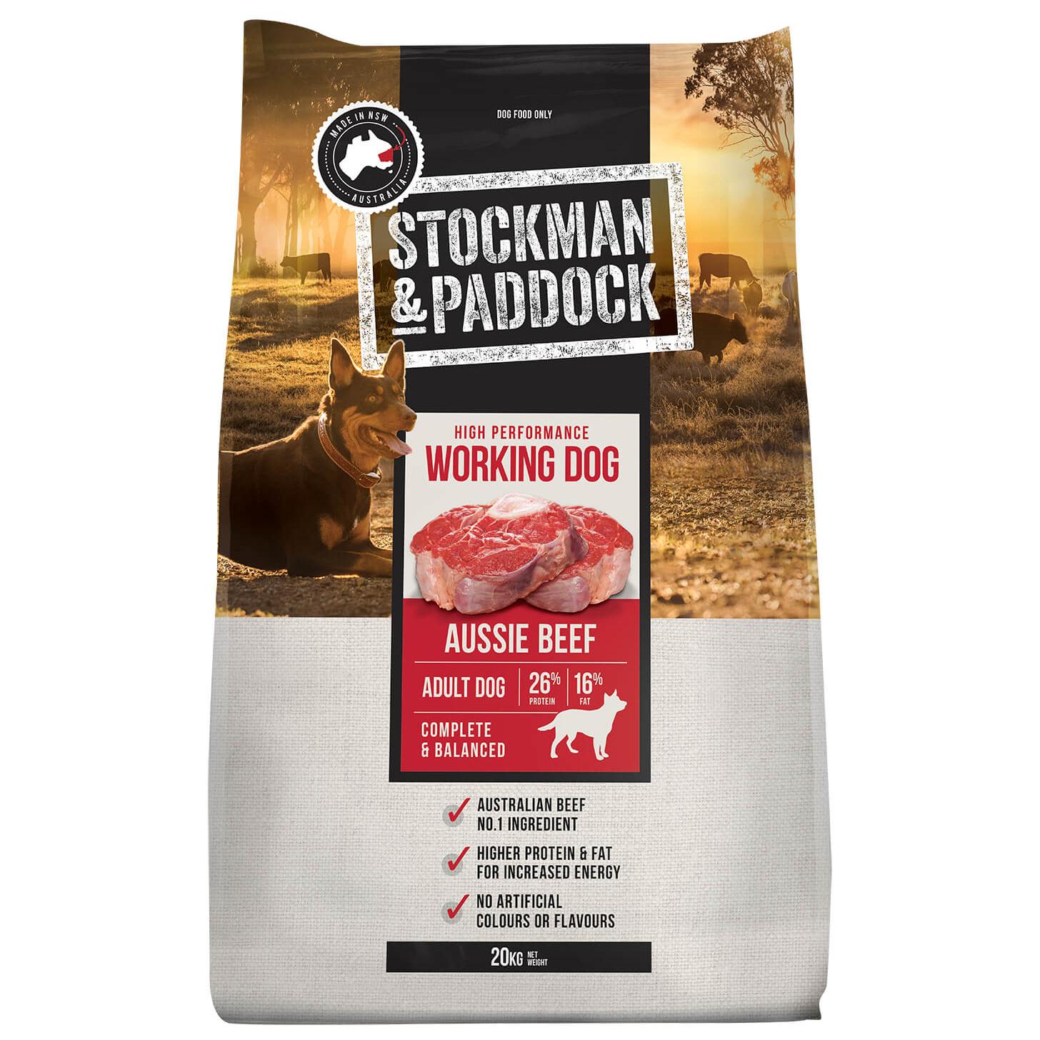 Stockman & Paddock Working Dog Dry Dog Food - PetPost Australia