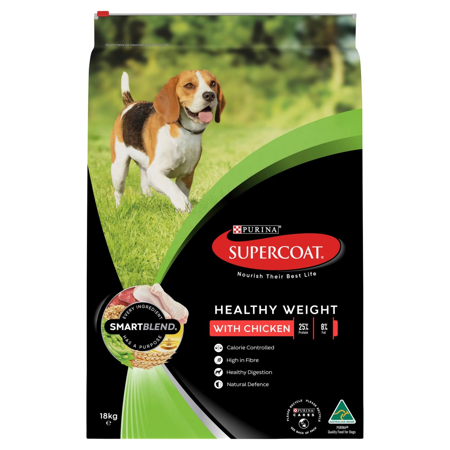 Supercoat Healthy Weight Adult Chicken Dry Dog Food - PetPost Australia