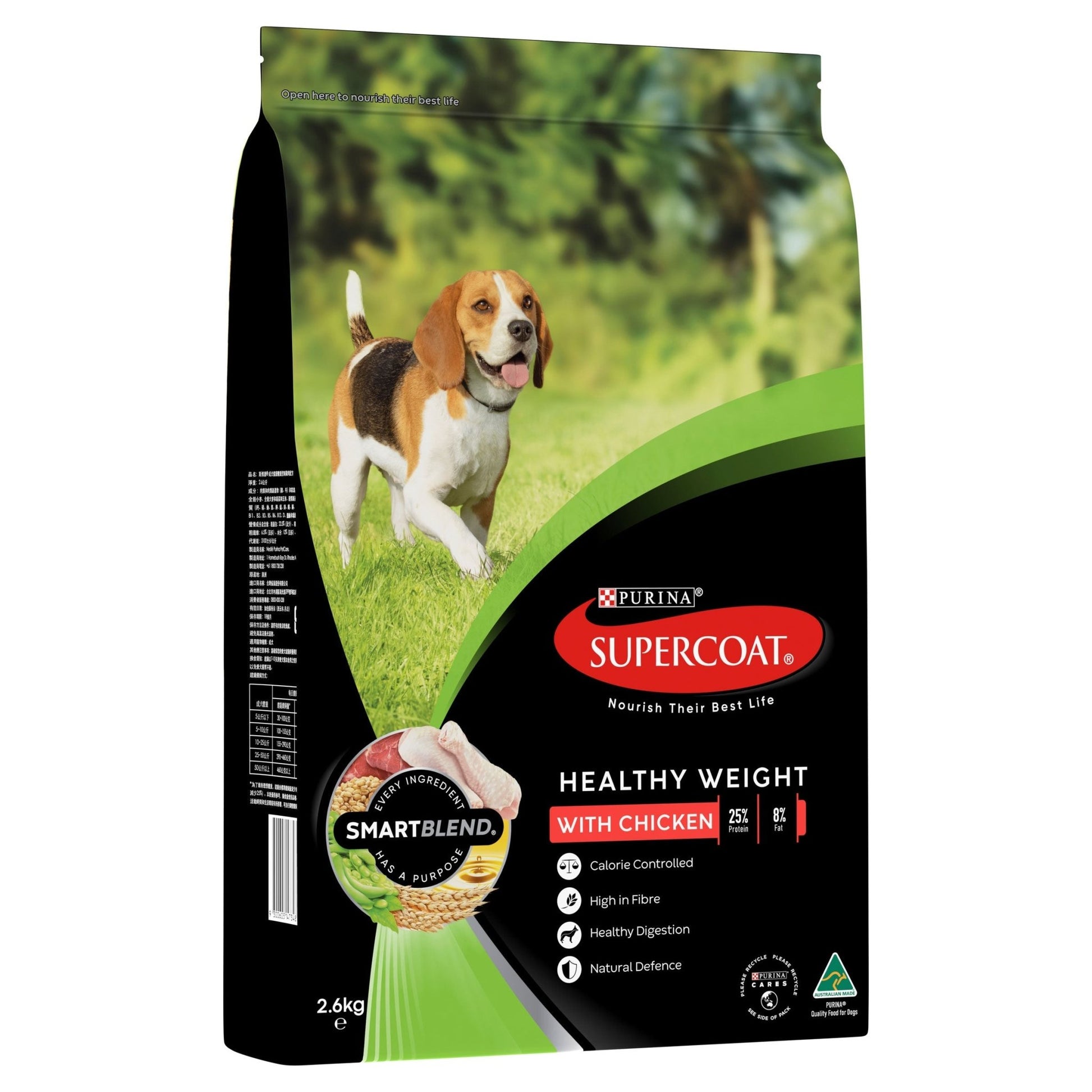 Supercoat Healthy Weight Adult Chicken Dry Dog Food - PetPost Australia