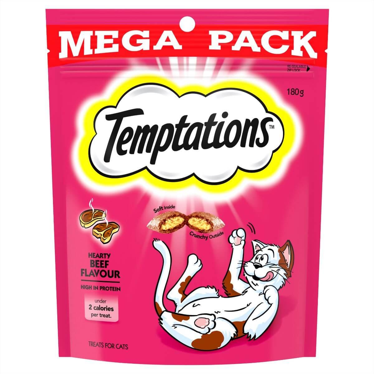 Temptations Hearty Beef Cat Treats - PetPost Australia