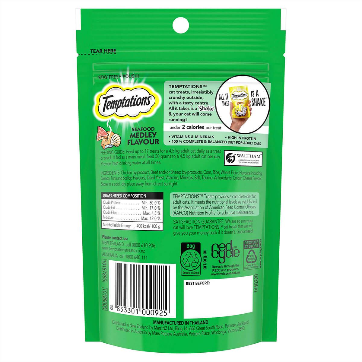 Temptations Seafood Medley Cat Treats - PetPost Australia