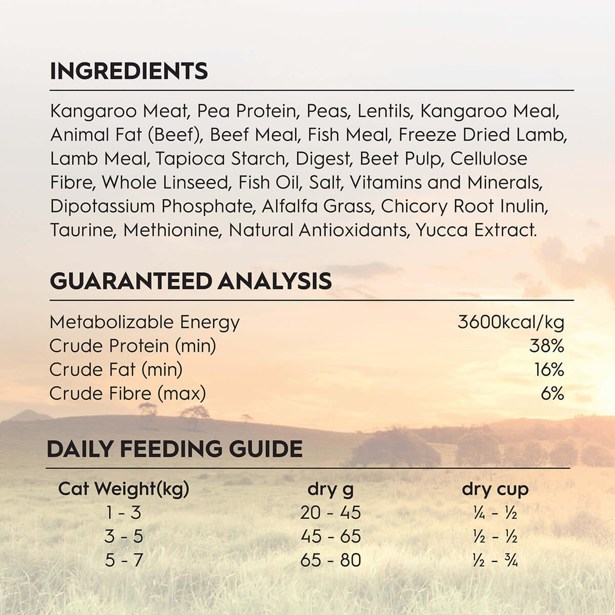 Trilogy Adult Kangaroo Dry Cat Food 1.8kg - PetPost Australia