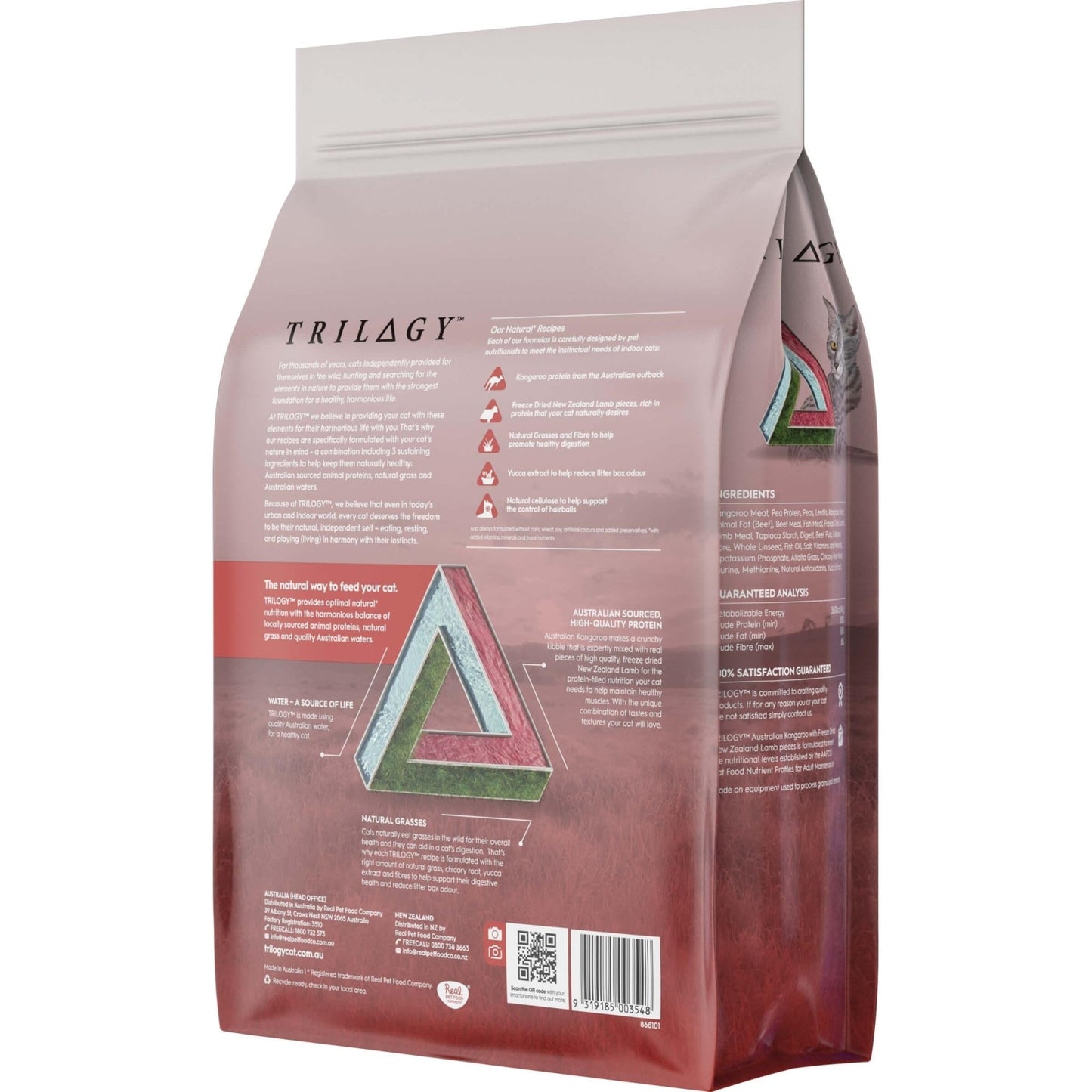 Trilogy Adult Kangaroo Dry Cat Food 1.8kg - PetPost Australia