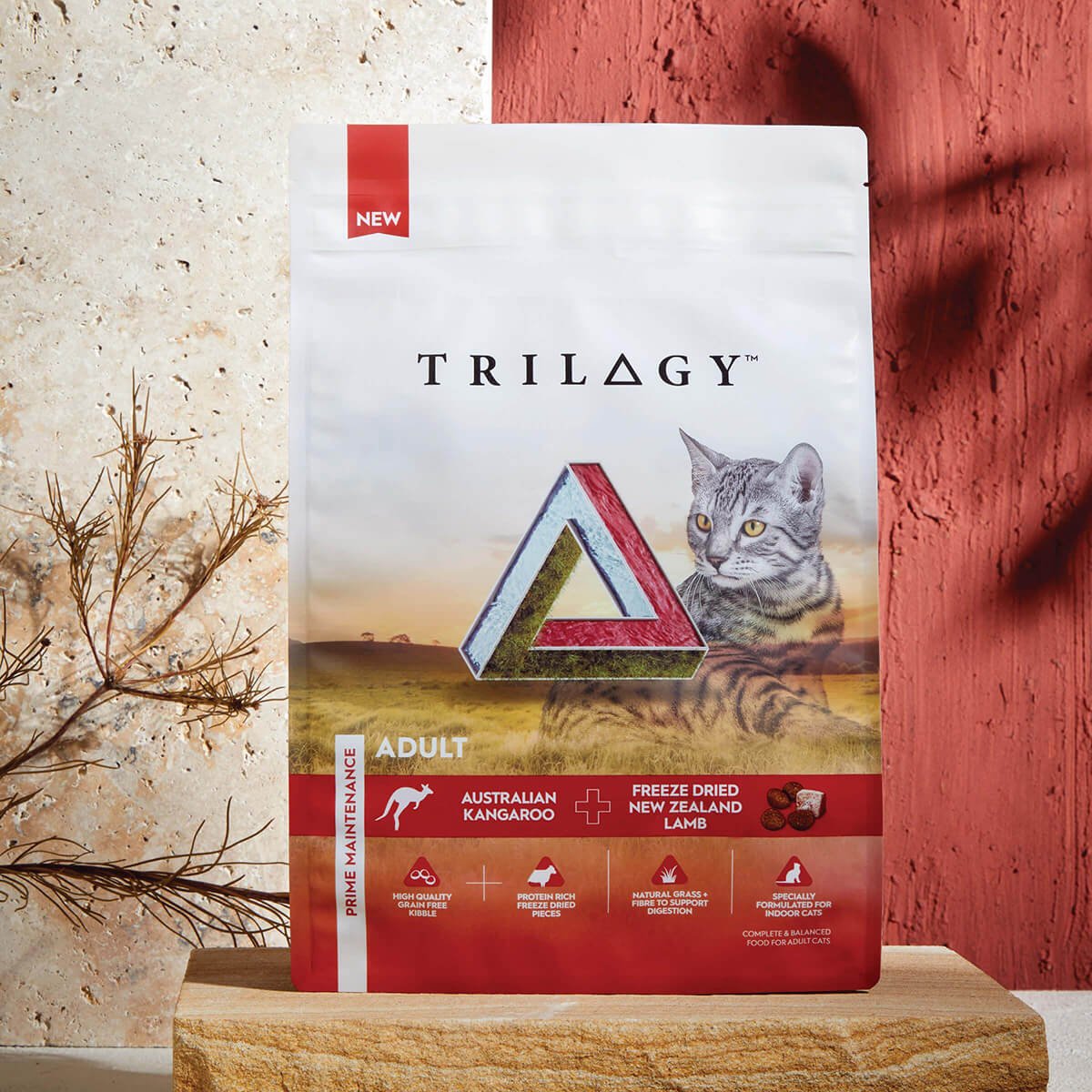 Trilogy Adult Kangaroo Dry Cat Food 1.8kg - PetPost Australia