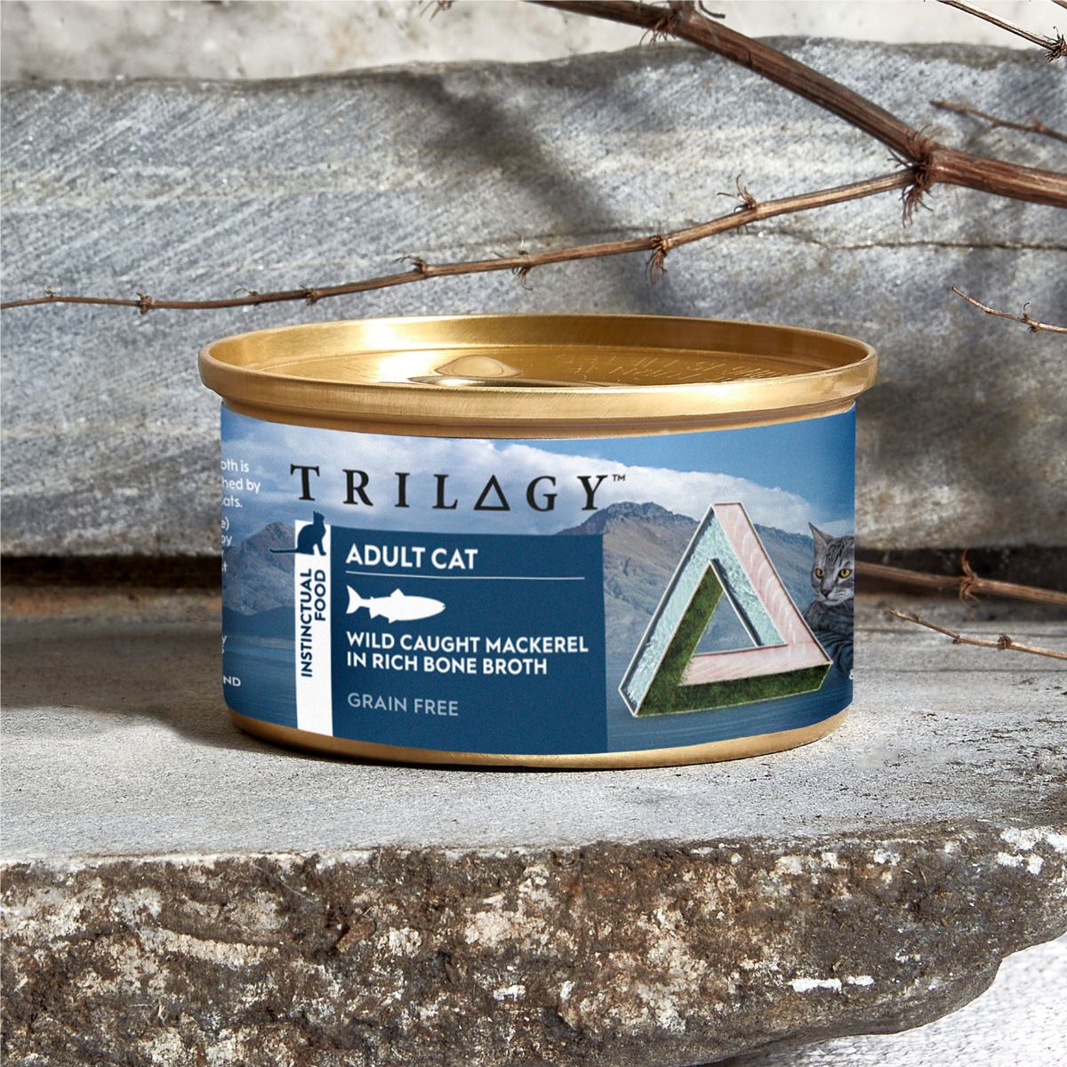 Trilogy Adult Mackerel in Bone Broth Wet Cat Food 85g - PetPost Australia