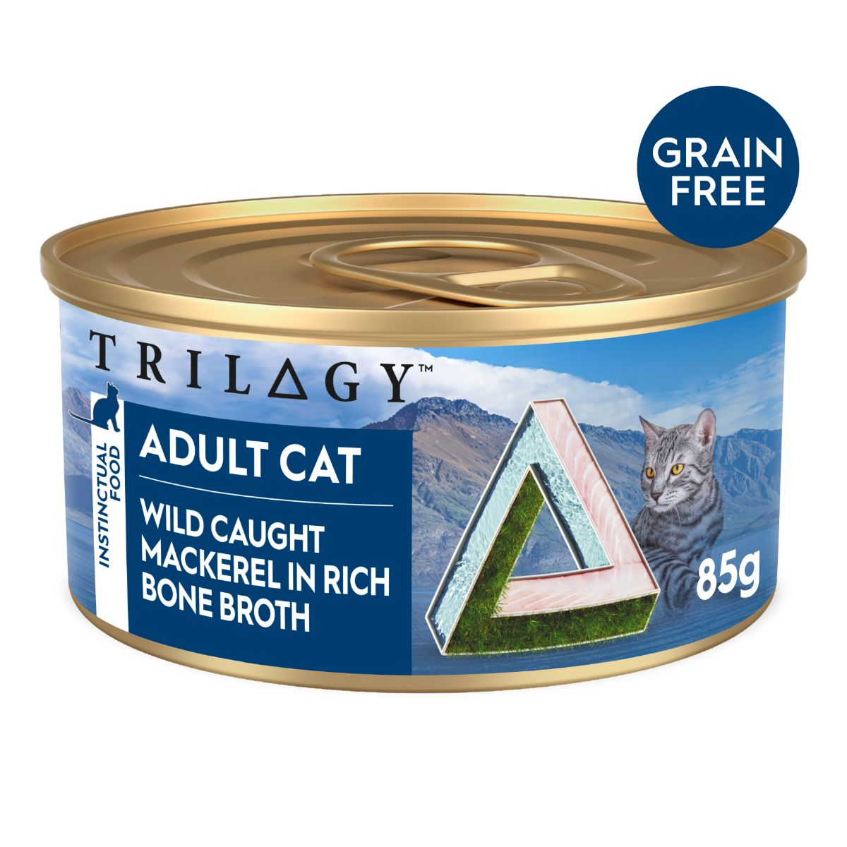 Trilogy Adult Mackerel in Bone Broth Wet Cat Food 85g - PetPost Australia