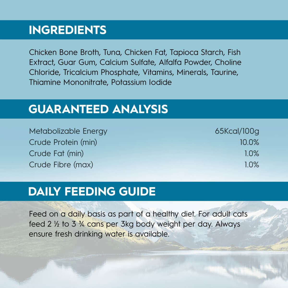 Trilogy Adult Wild Caught Tuna in Bone Broth Wet Cat Food 85g - PetPost Australia