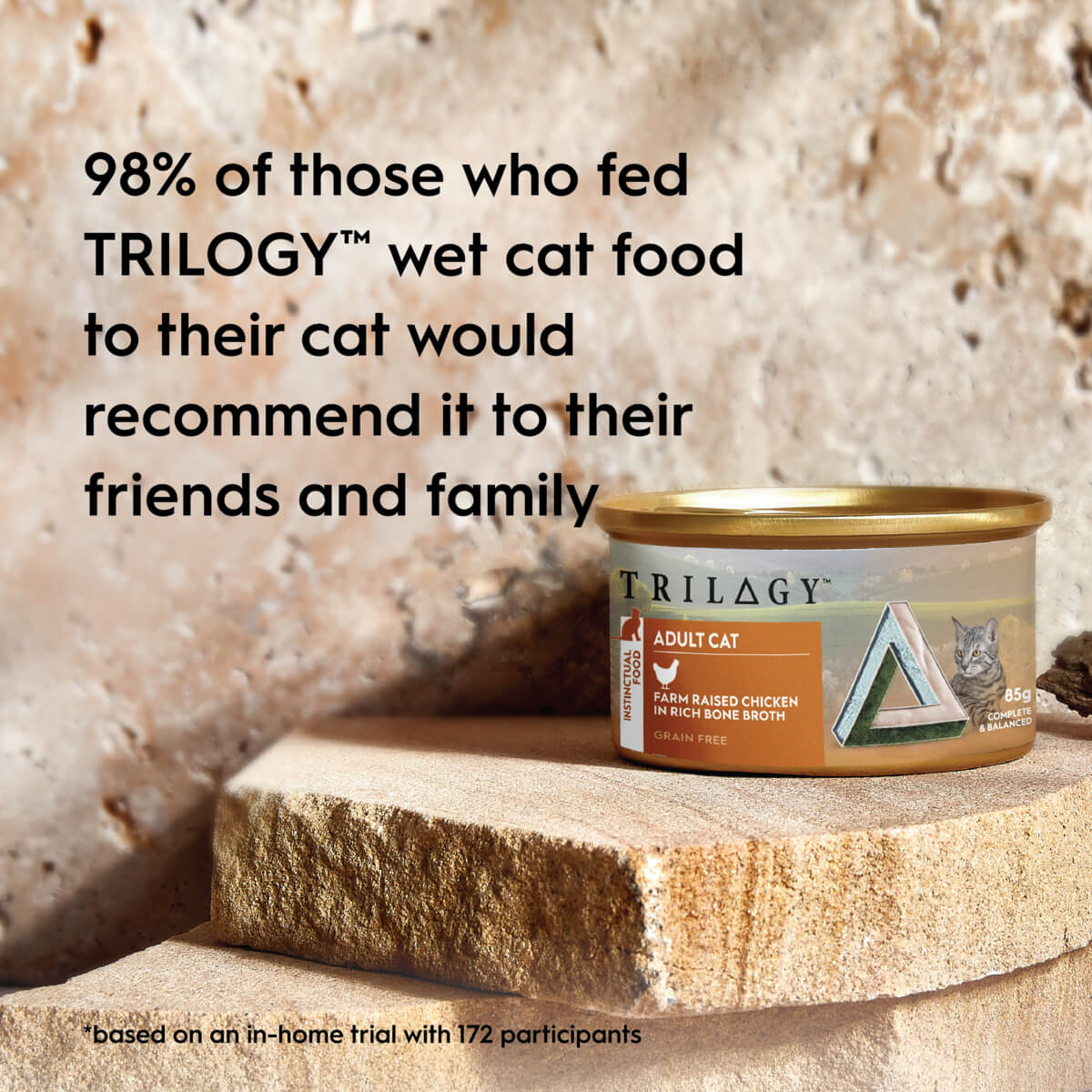 Trilogy Kitten Chicken in Bone Broth Wet Cat Food 85g - PetPost Australia