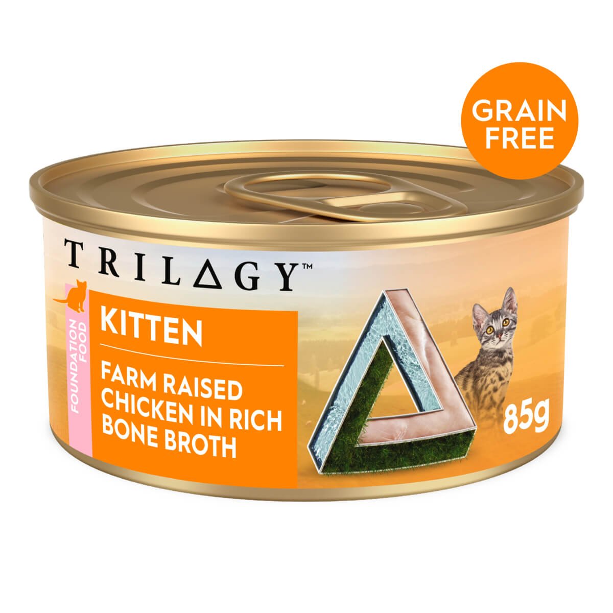 Trilogy Kitten Chicken in Bone Broth Wet Cat Food 85g - PetPost Australia