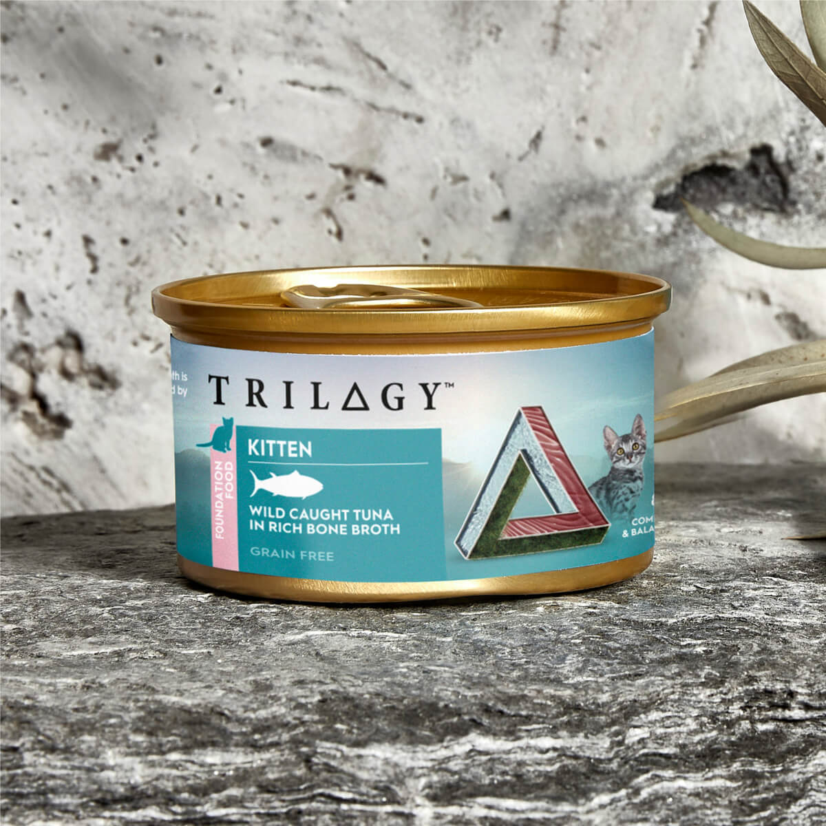 Trilogy Kitten Tuna in Bone Broth Wet Cat Food 85g - PetPost Australia