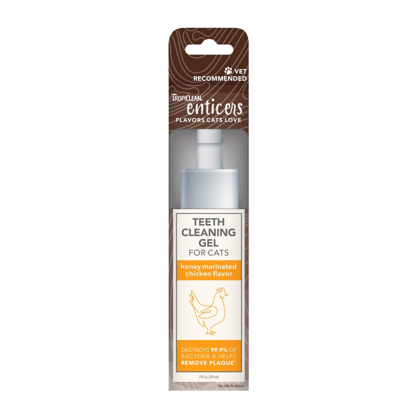 Tropiclean Enticers Honey Marinated Chicken Teeth Cleaning Cat Gel - PetPost Australia