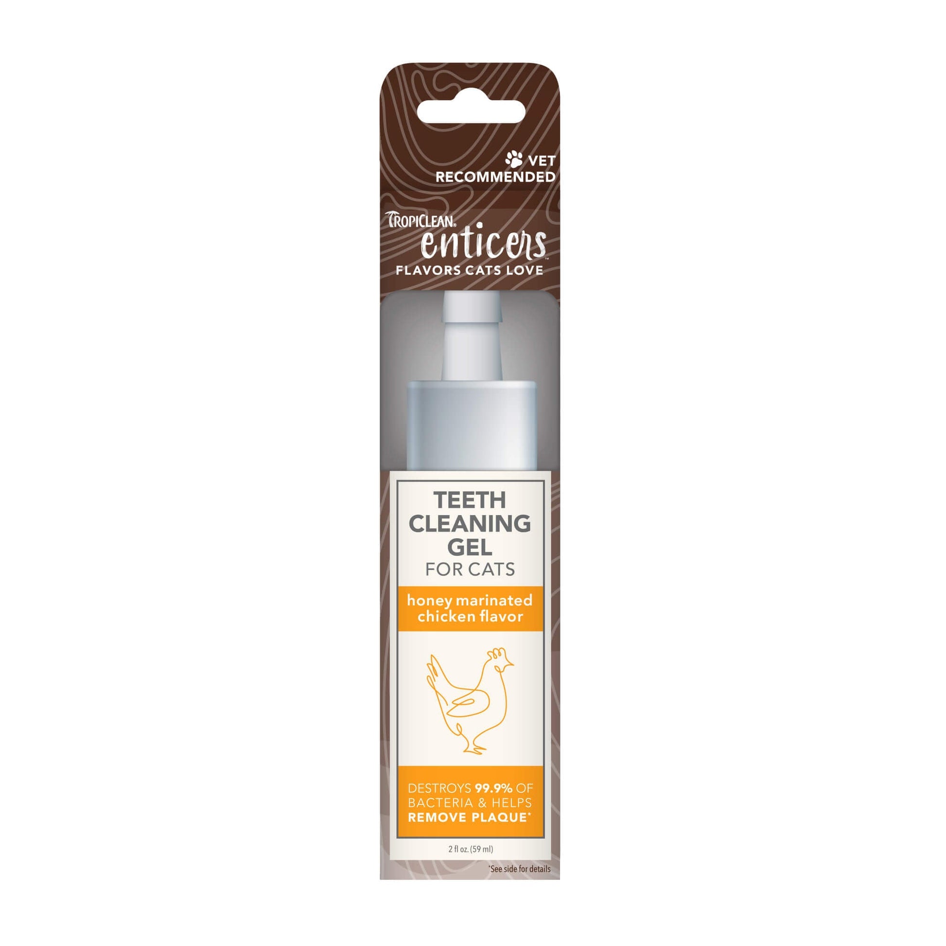 Tropiclean Enticers Honey Marinated Chicken Teeth Cleaning Cat Gel - PetPost Australia