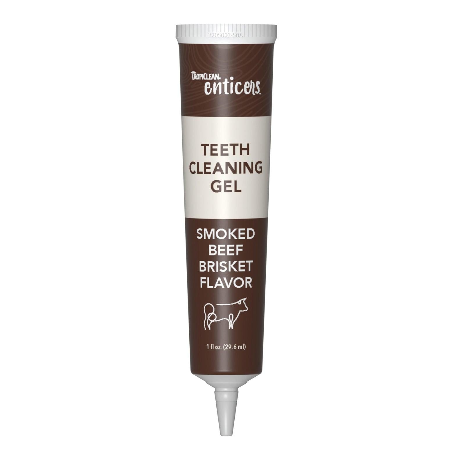 TropiClean Enticers Kong Dental Ball & Smoked Beef Brisket Gel - PetPost Australia