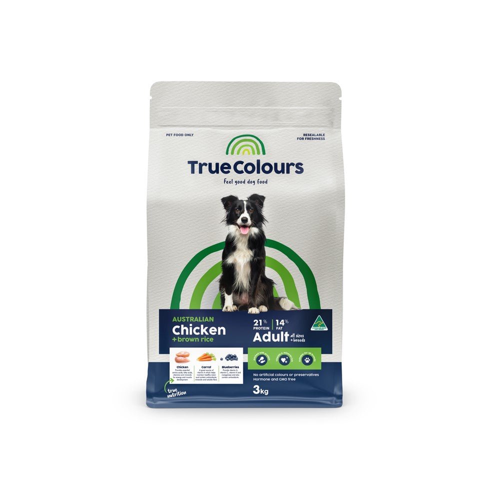 True Colours Adult Chicken & Brown Rice - PetPost Australia