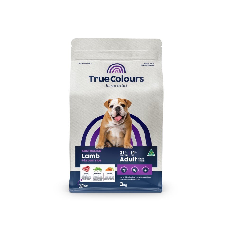 True Colours Adult Lamb & Brown Rice - PetPost Australia
