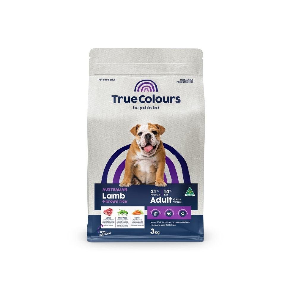 True Colours Adult Lamb & Brown Rice - PetPost Australia