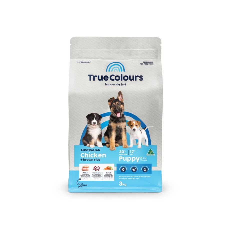 True Colours Puppy Chicken & Brown Rice - PetPost Australia