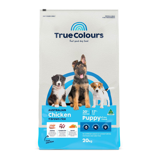 True Colours Puppy Chicken & Brown Rice - PetPost Australia
