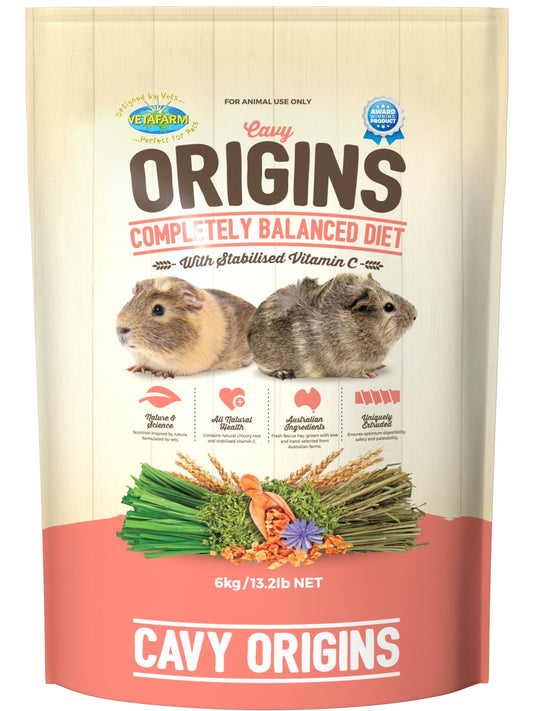 Vetafarm Cavy Origins Pellet Food for Guinea Pigs - PetPost Australia