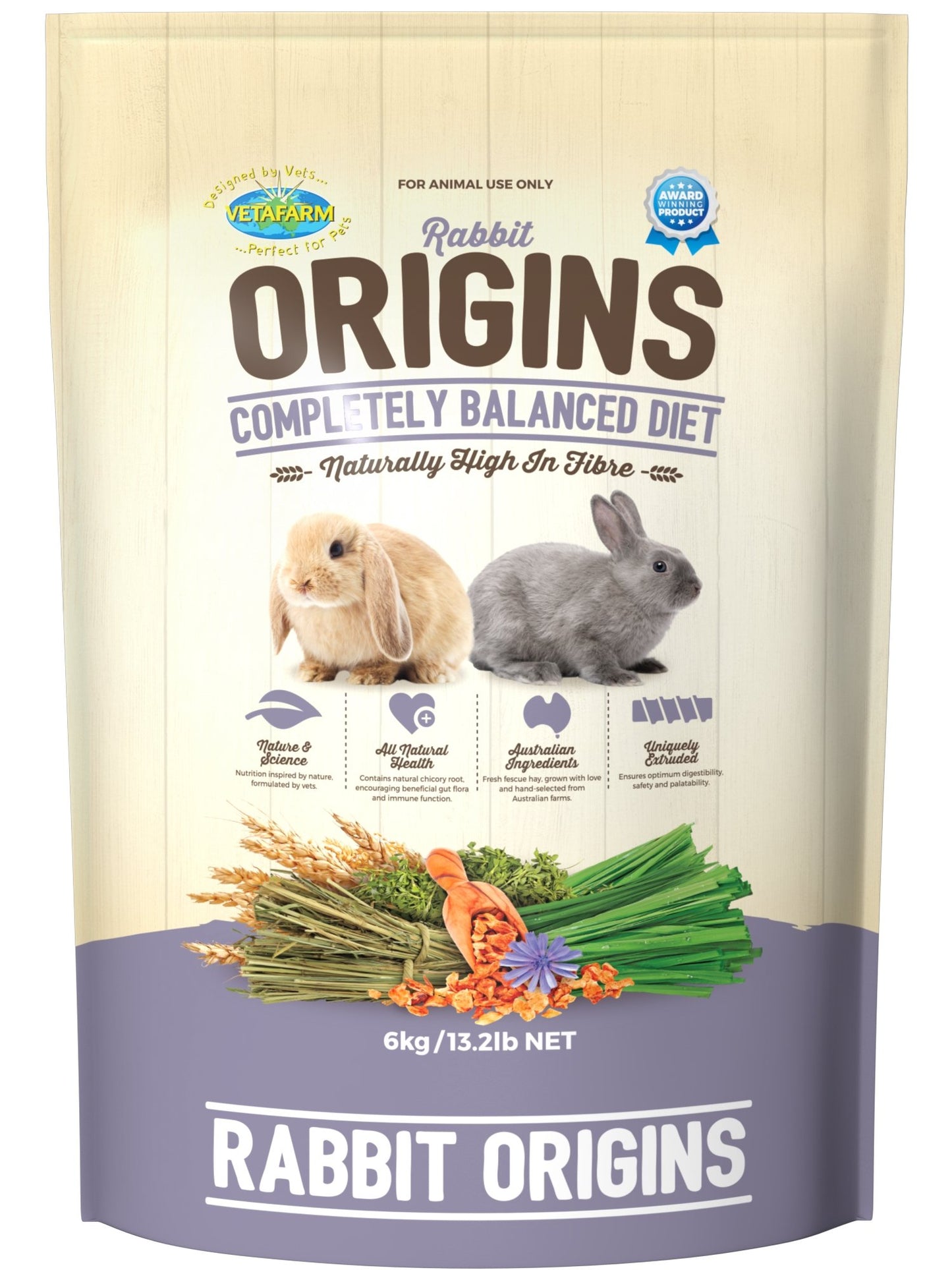 Vetafarm Rabbit Origins Pellet Food for Rabbits - PetPost Australia