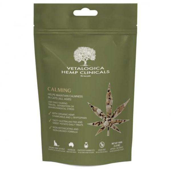Vetalogica Hemp Clinicals Calming Cat Treats 100g - PetPost Australia