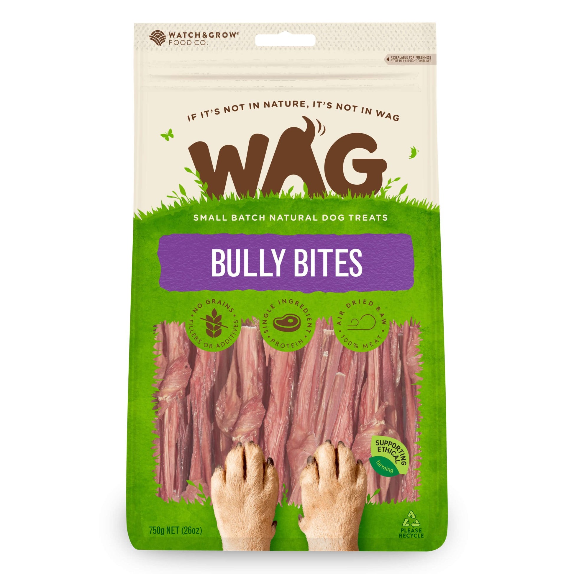 WAG Bully Bites Dog Treats - PetPost Australia