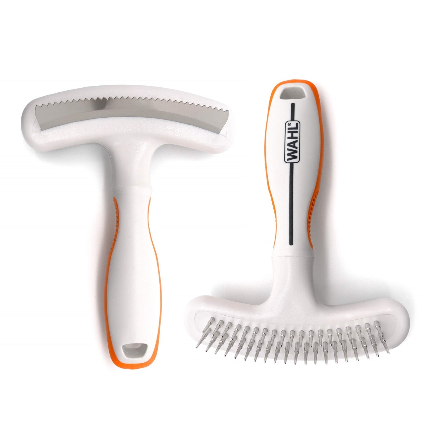 Wahl Orange/White 2 in 1 Rake and Shedding Blade - PetPost Australia