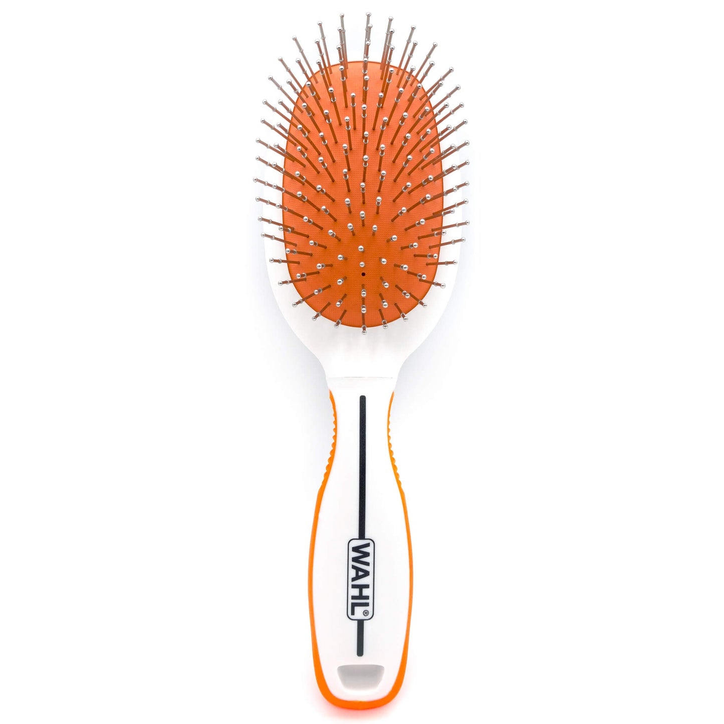 Wahl Orange/White Large Double Sided Pin/Bristle Brush - PetPost Australia