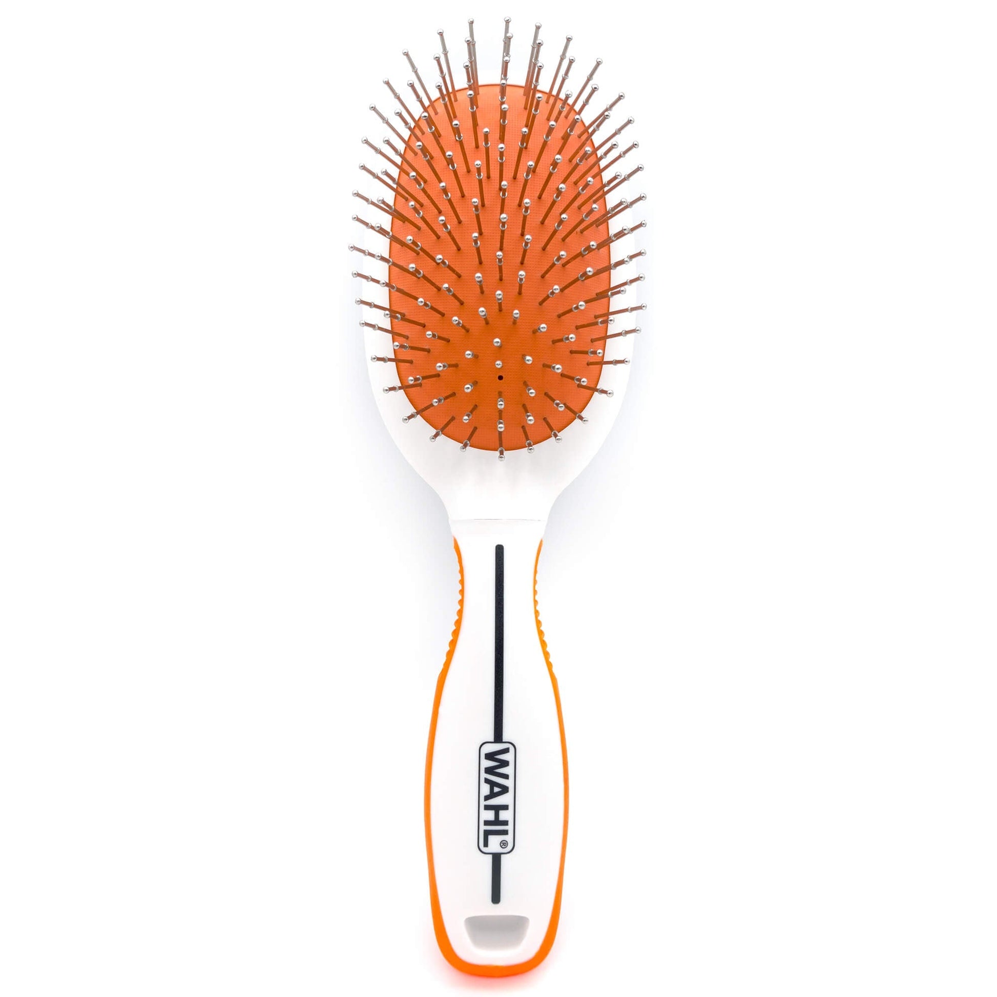 Wahl Orange/White Large Double Sided Pin/Bristle Brush - PetPost Australia