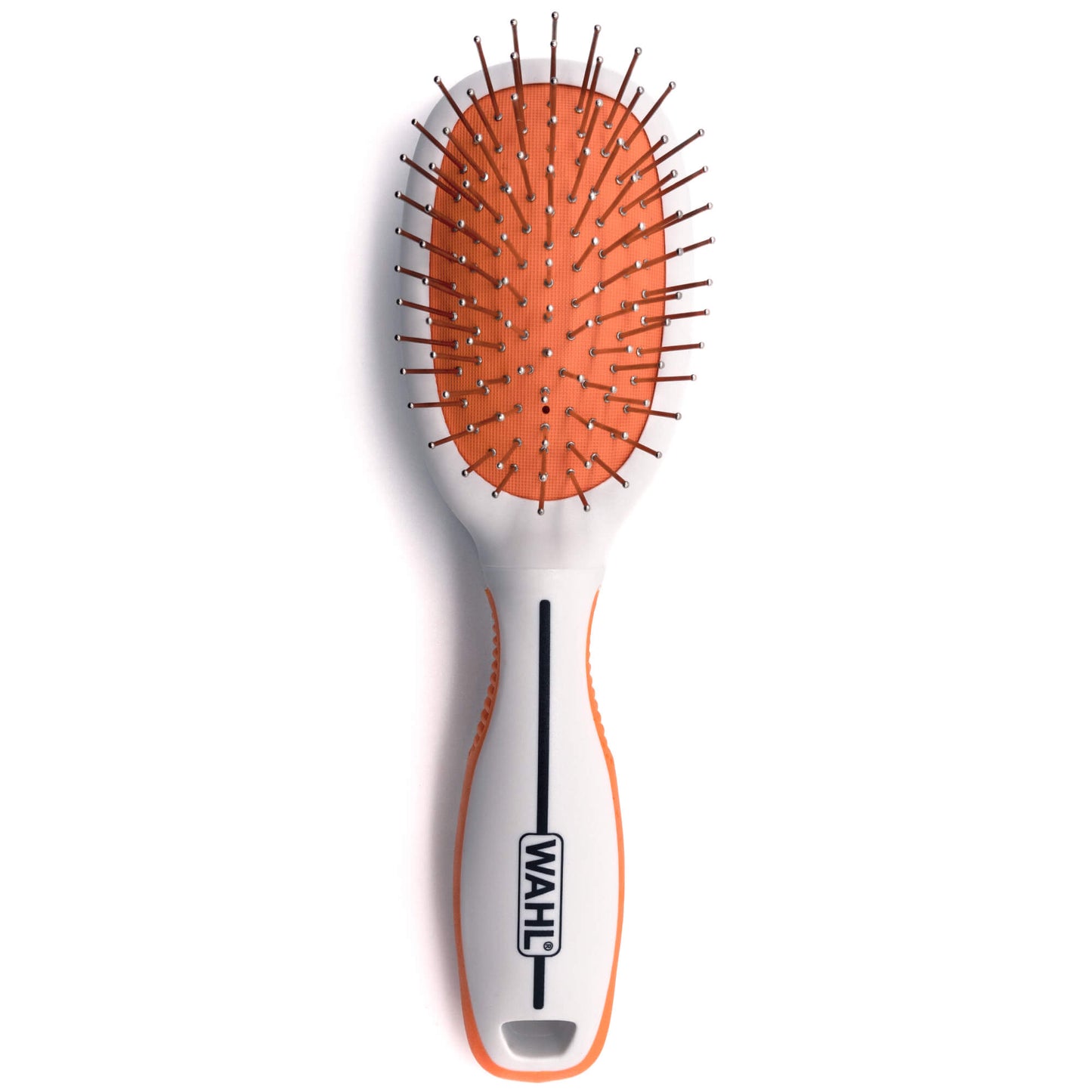 Wahl Orange/White Small Double Sided Pin/Bristle Brush - PetPost Australia