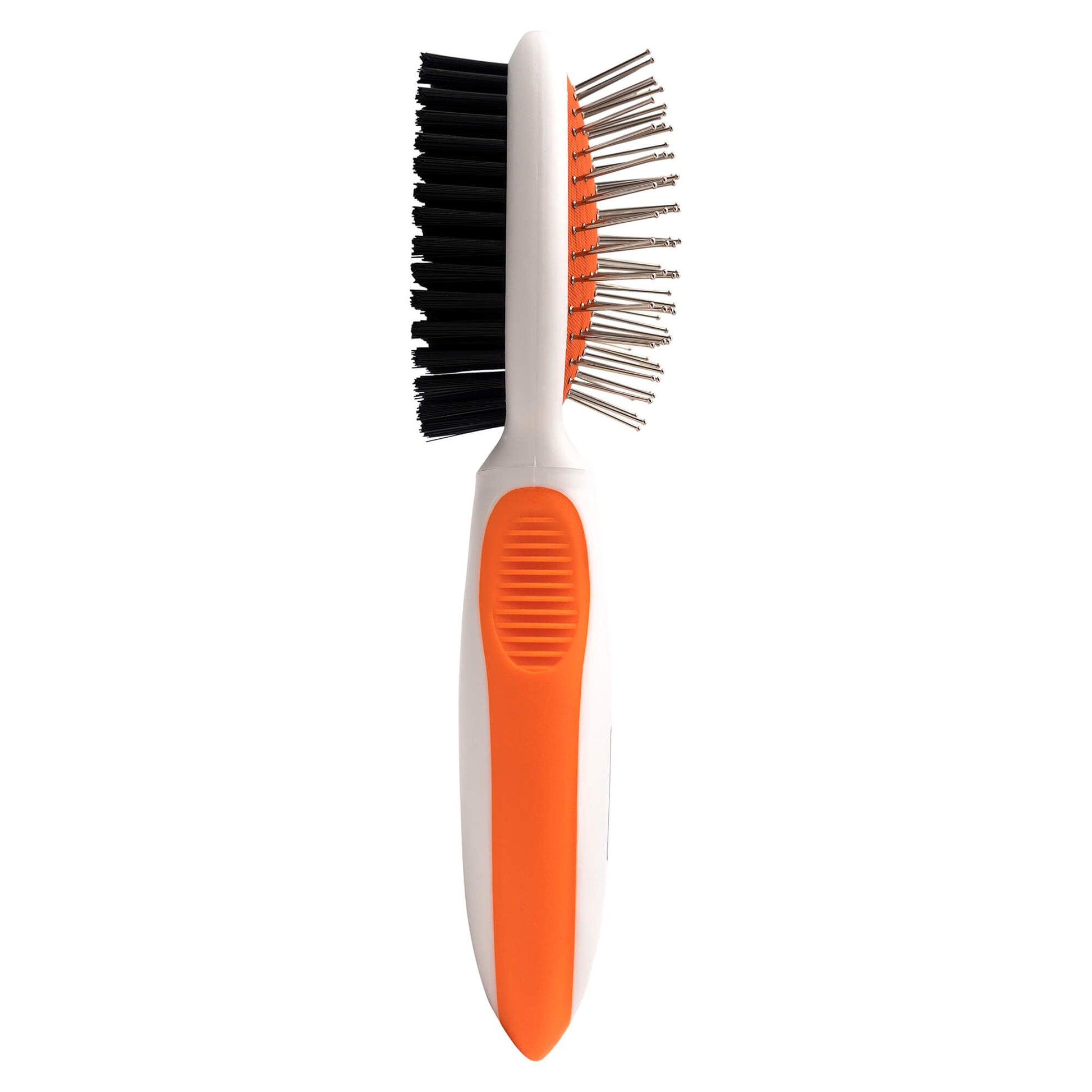 Wahl Orange/White Small Double Sided Pin/Bristle Brush - PetPost Australia