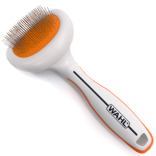 Wahl Orange/White Small Metal Slicker - PetPost Australia