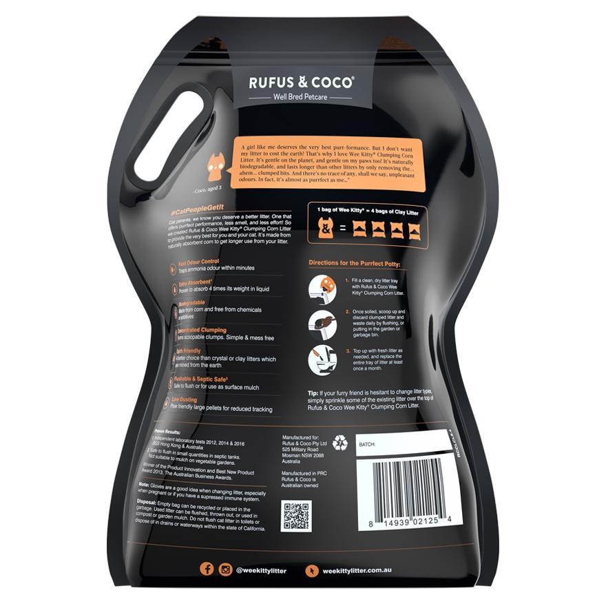 Wee Kitty Clumping Corn Litter - PetPost Australia