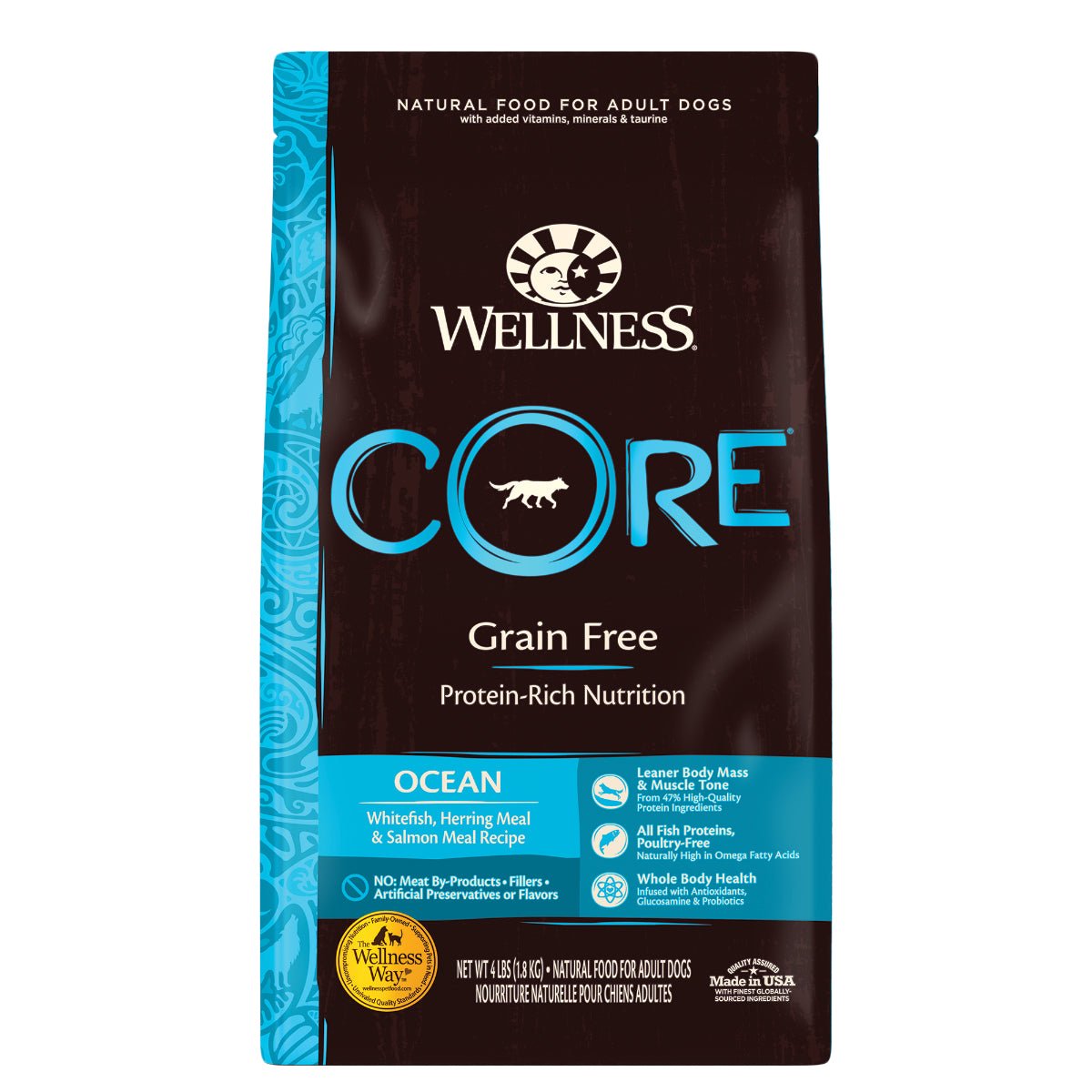 Wellness Core Grain Free Adult Ocean Formula Whitefish, Herring Meal & Salmon Meal Dry Dog Food - PetPost Australia