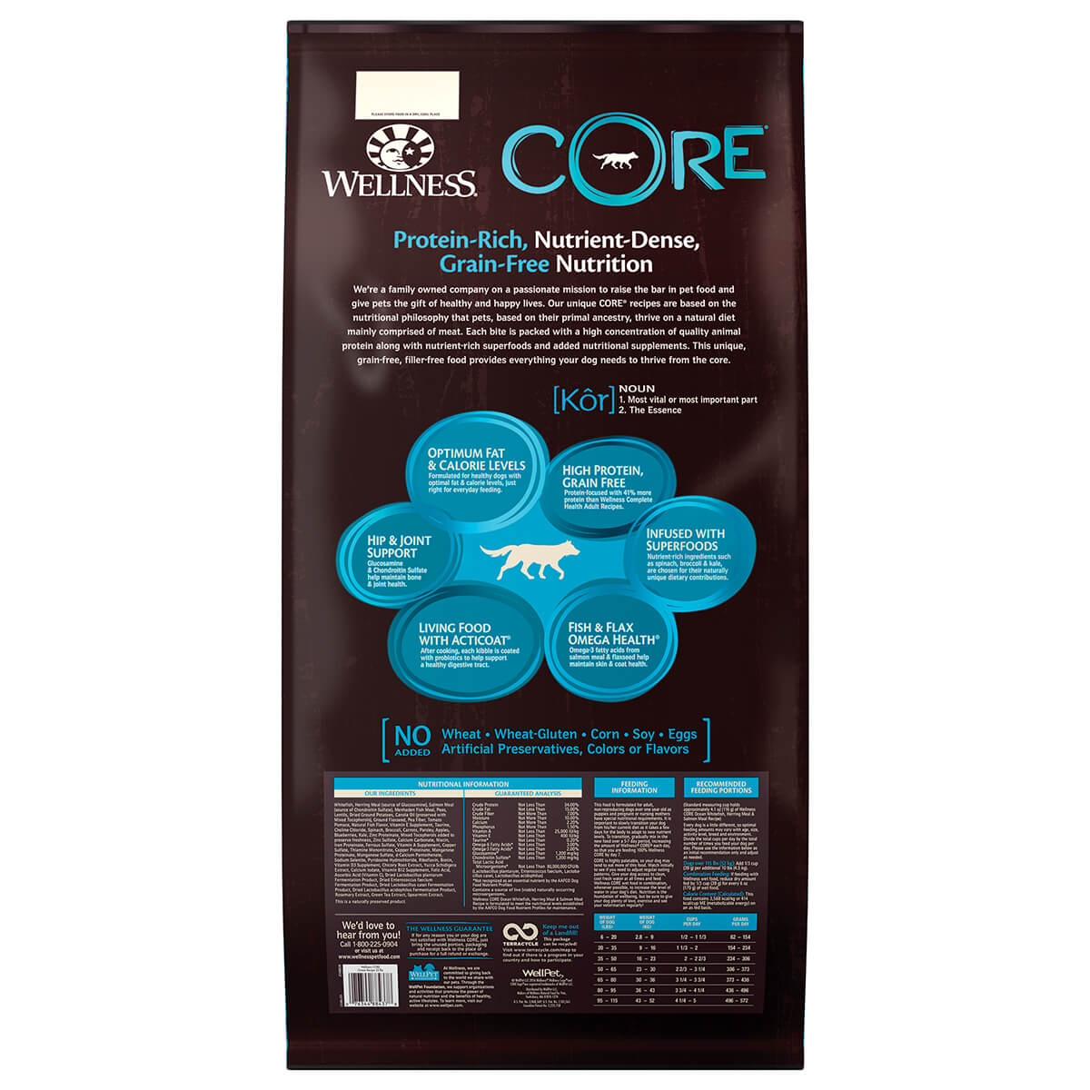 Wellness Core Grain Free Ocean Formula Adult Dry Dog Food 10kg - PetPost Australia