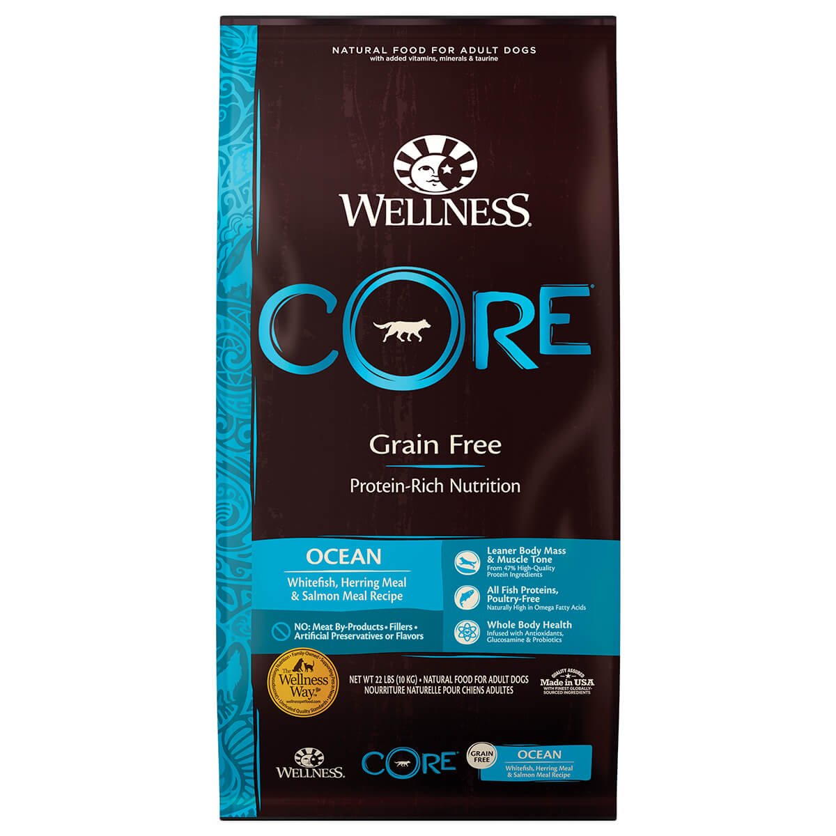 Wellness Core Grain Free Ocean Formula Adult Dry Dog Food 10kg - PetPost Australia