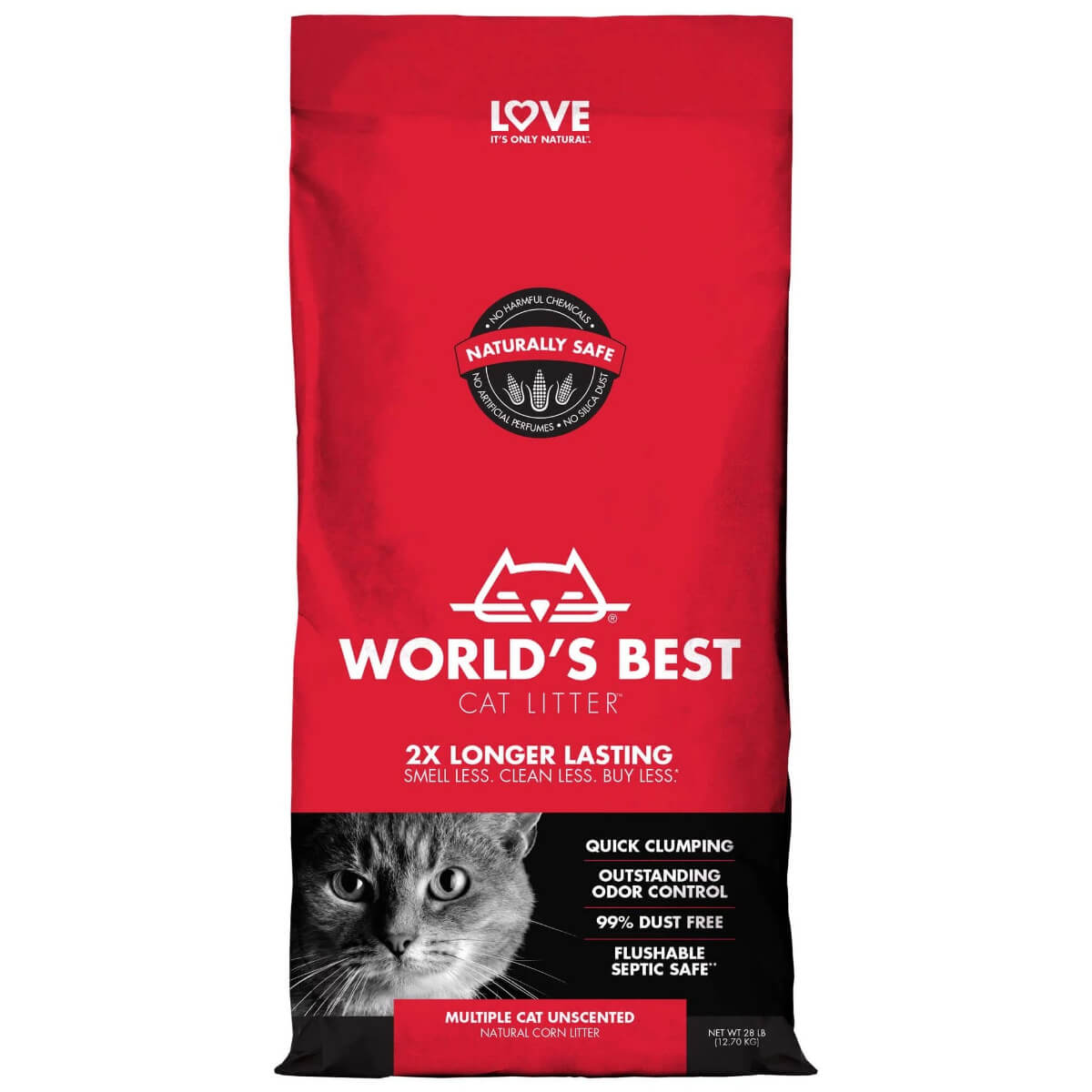 World's Best Multiple Cat Unscented Cat Litter - PetPost Australia