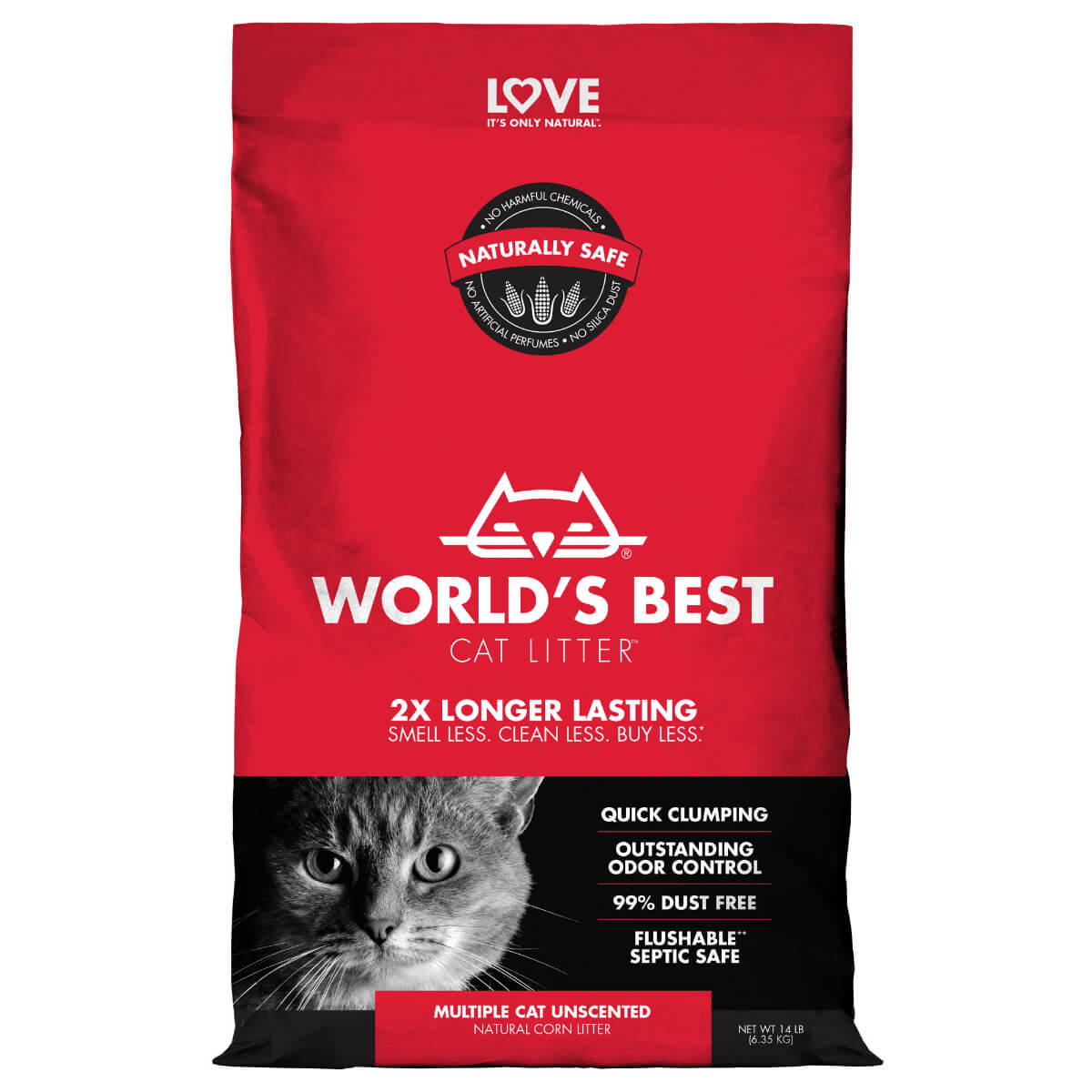 World's Best Multiple Cat Unscented Cat Litter - PetPost Australia