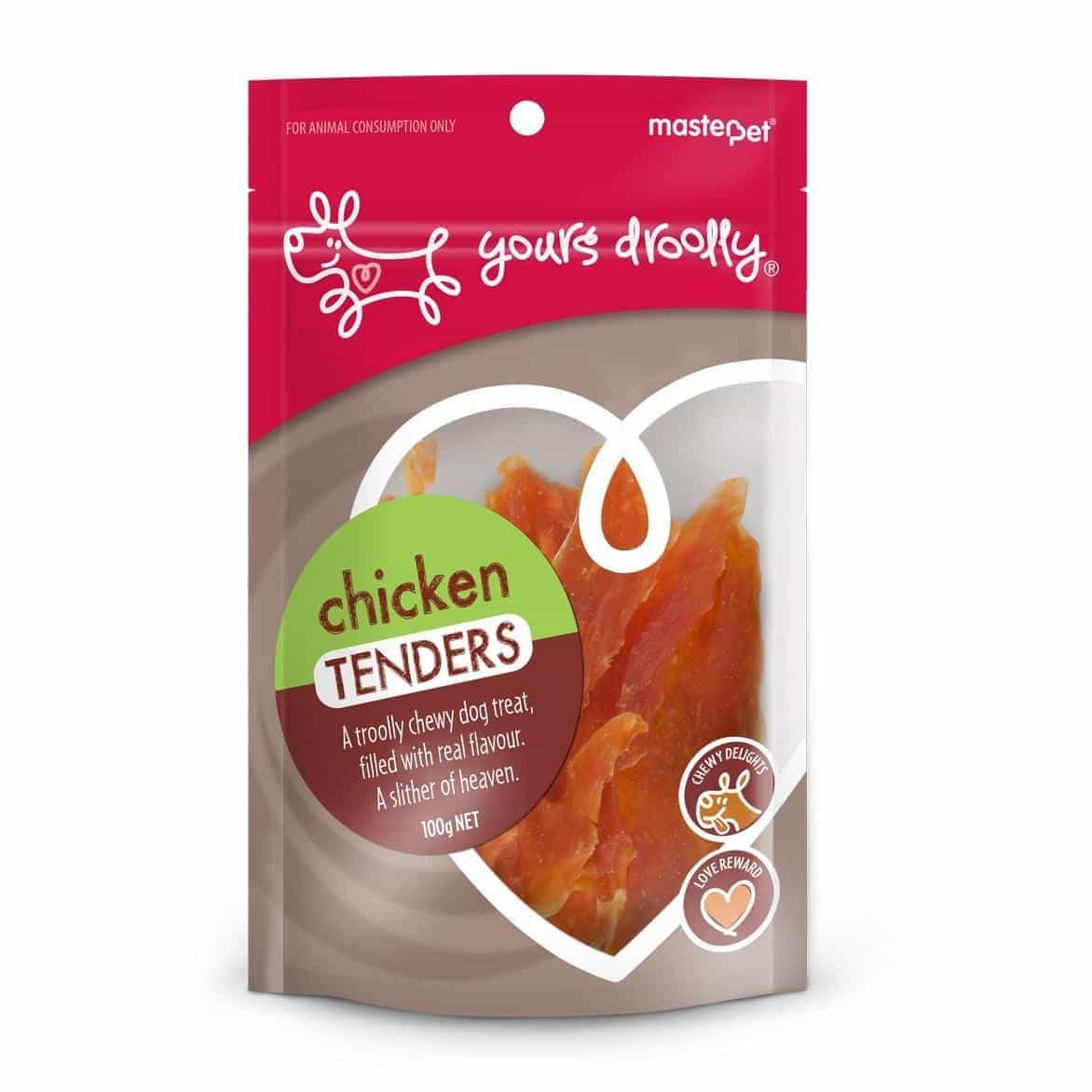 Yours Droolly Chicken Tenders Dog Treats - PetPost Australia
