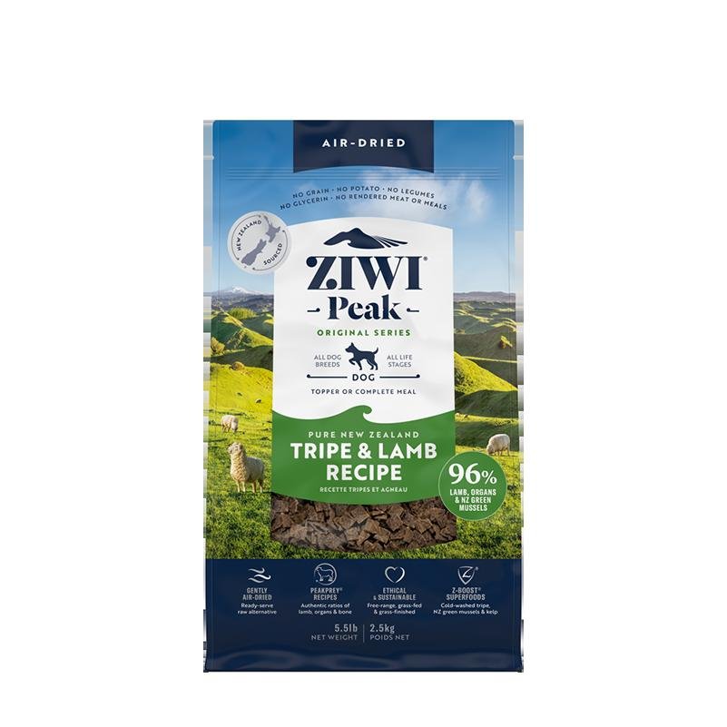 Ziwi Peak Air Dried Tripe & Lamb Dry Dog Food - PetPost Australia
