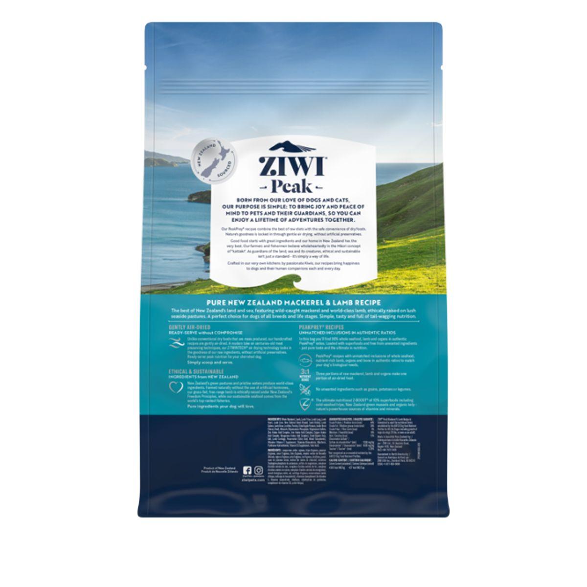 Ziwi Peak Daily Dog Cuisine Mackerel & Lamb Dry Dog Food - PetPost Australia