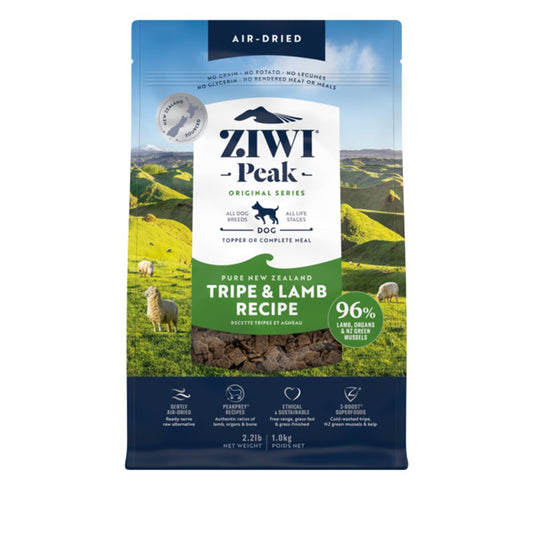 Ziwipeak Air Dried Tripe & Lamb Dry Dog Food - PetPost Australia