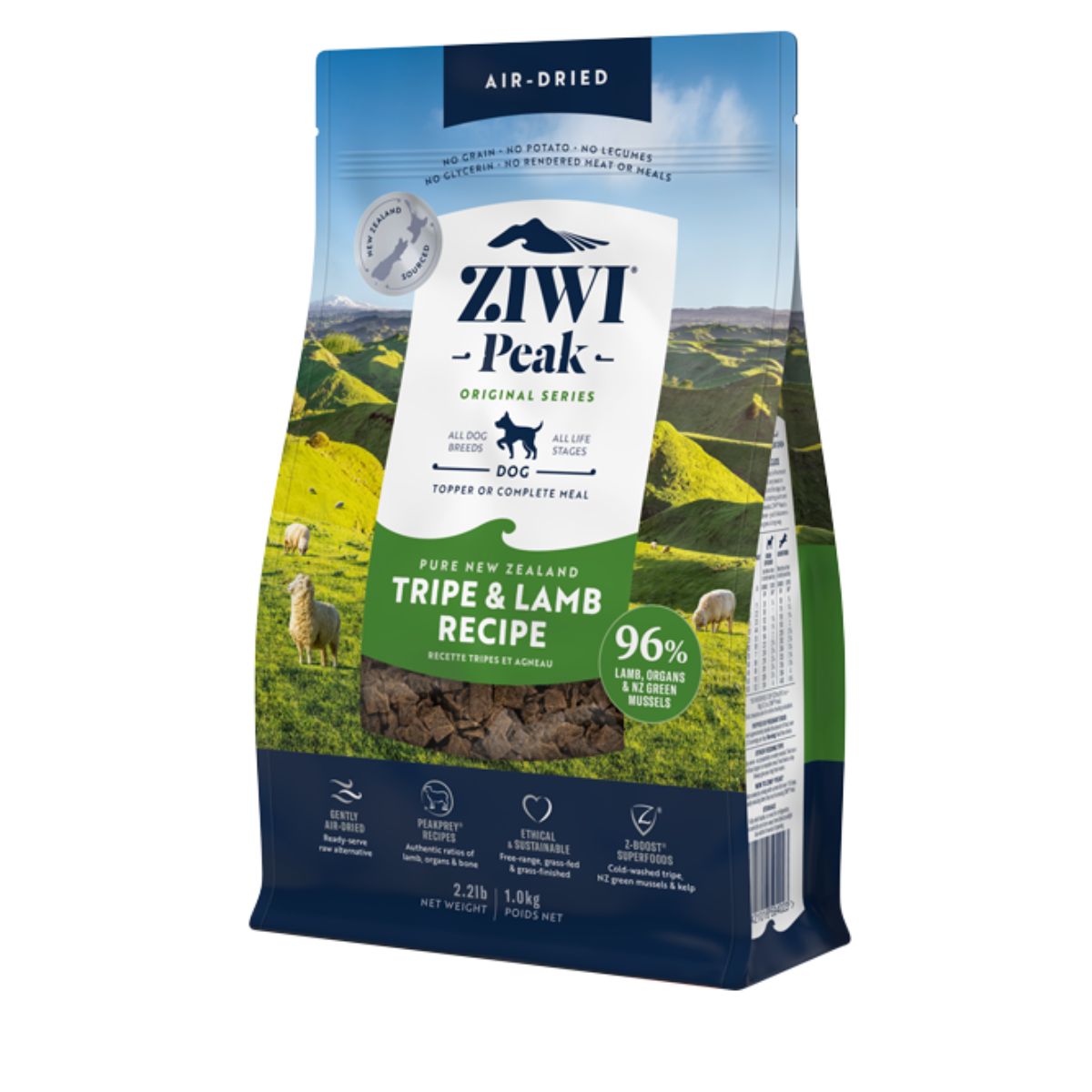 Ziwipeak Air Dried Tripe & Lamb Dry Dog Food - PetPost Australia